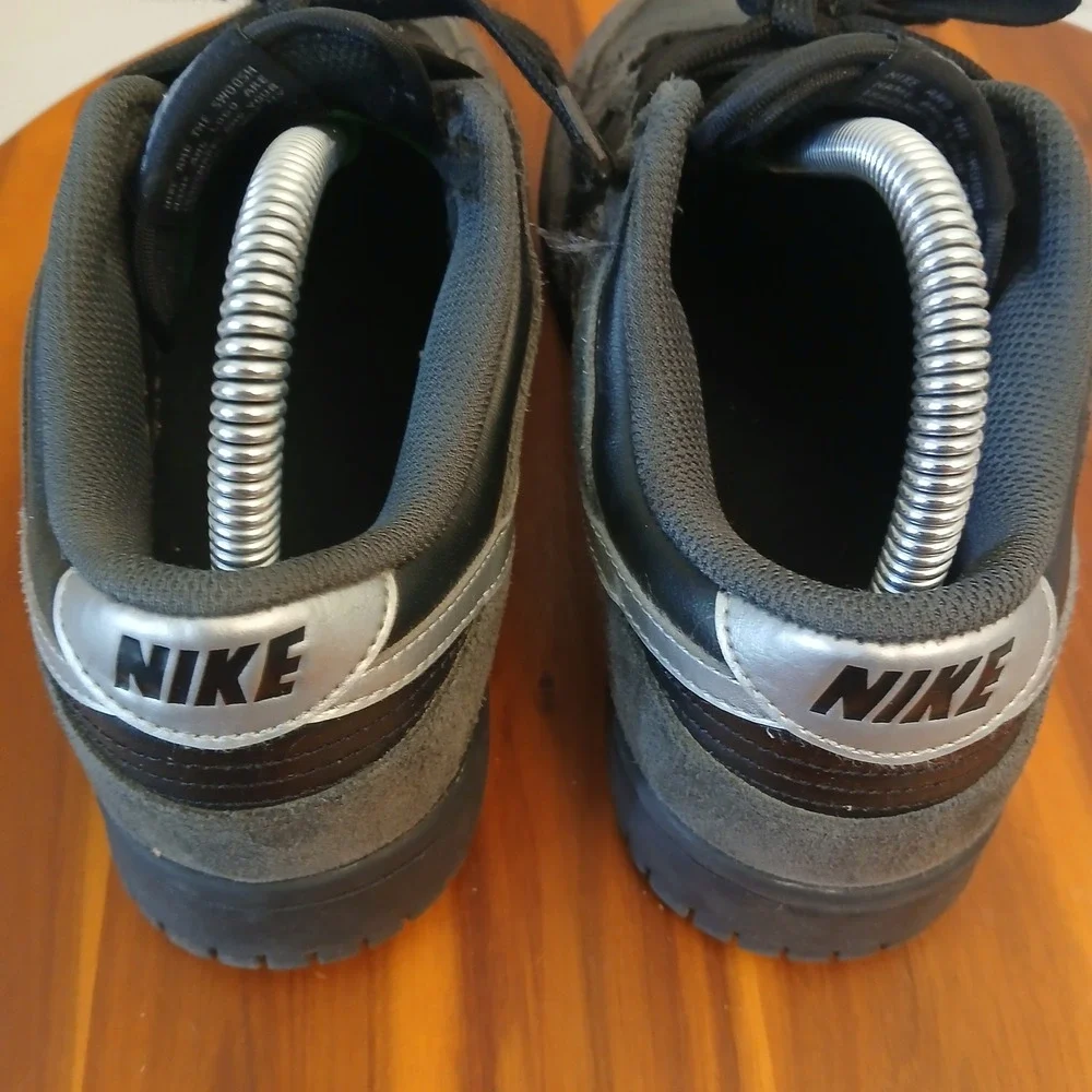 Nike Dunk Low Women 8 Black Grey Casual Shoes Sneakers II7636-001
